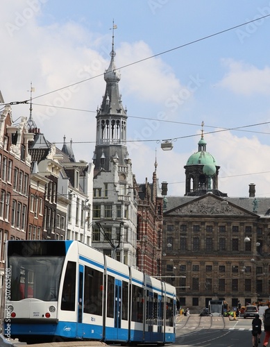 tramway in Amsterdam 