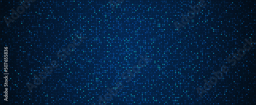 Digital technology background. Digital data square blue pattern pixel background