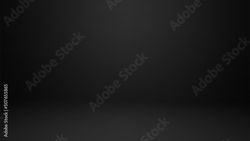 Empty black studio background. Design for displaying product.
