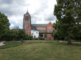 Mol, Antwerp Province, Belgium, Church and park in the historical village center