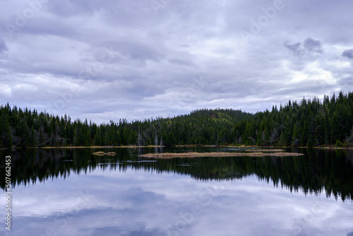 Startjern Lake up in the Totenåsen Hills, Norway.