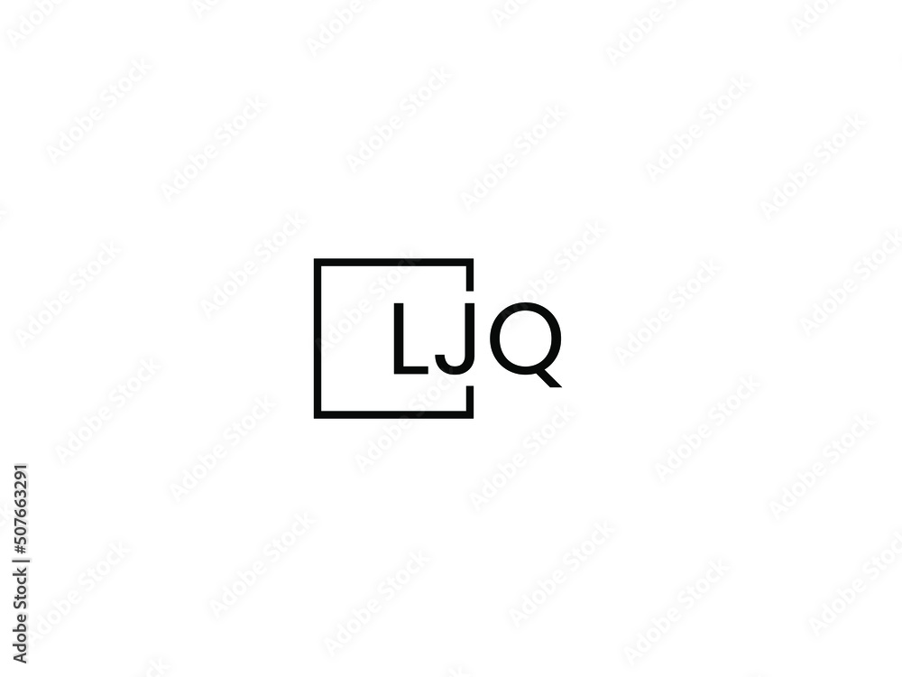 LJQ letter initial logo design vector illustration LJQ letter initial logo design vector illustration
