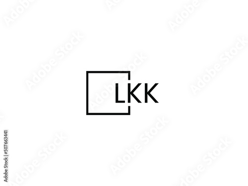 LKK letter initial logo design vector illustration © Rubel
