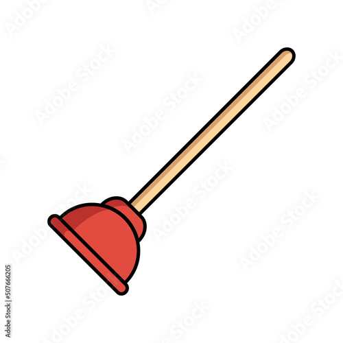 Plunger - Plumbing icon vector design template.