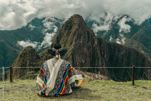 Fotografia Tourist photography in Machu Picchu