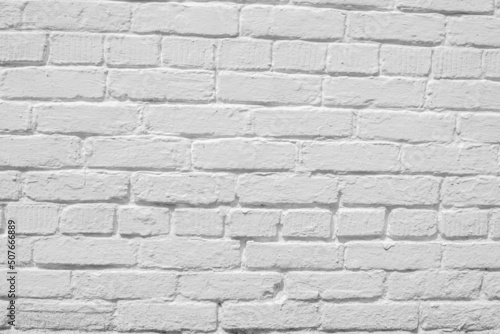 White brick wall texture
