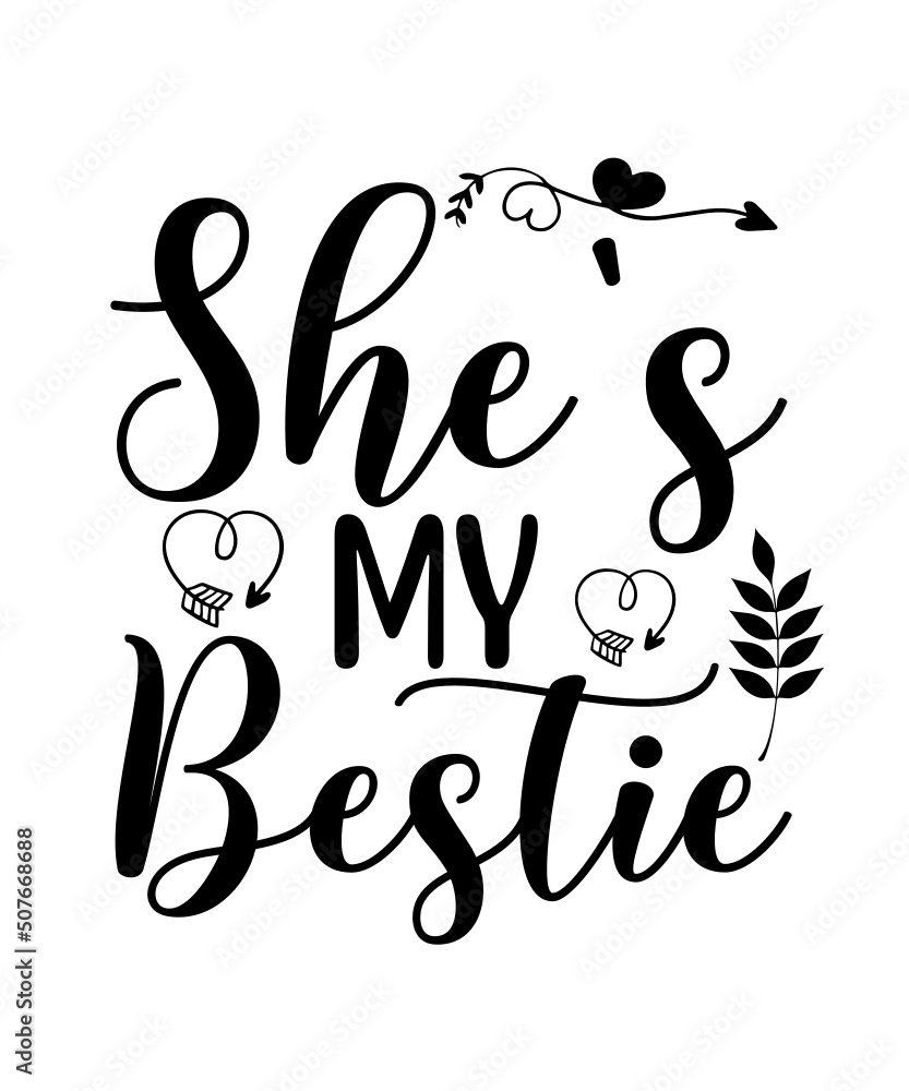 Vetor do Stock: Best Friend Svg Design,Best Friends SVG Bundle ...