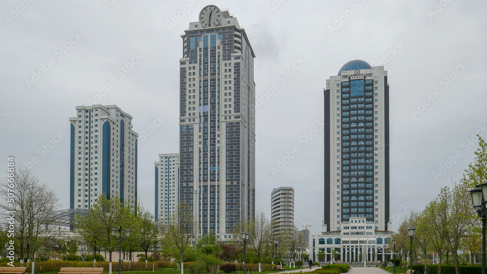 Grozny - a modern city in Chechnya