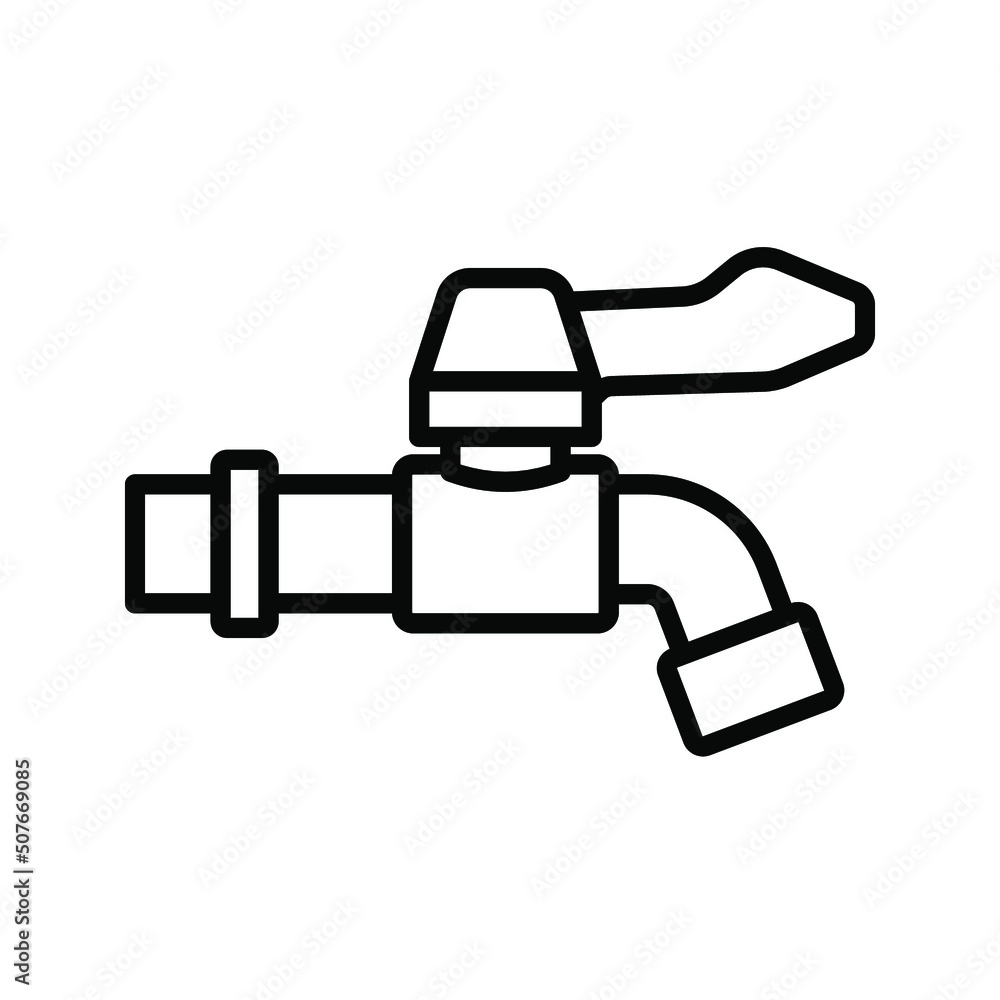 Water tap icon. vector illustration Water tap icon. vector illustration
