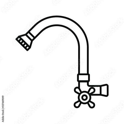 Water tap icon. vector illustration