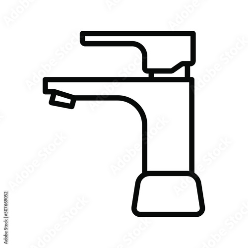 Water tap icon. vector illustration