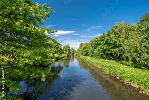 Winsen Luhe, Germany. The river Luhe.