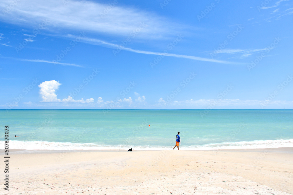 Beautiful, calm beach day in Vero Beach, Florida