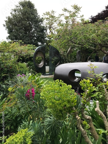 binoculars in the garden