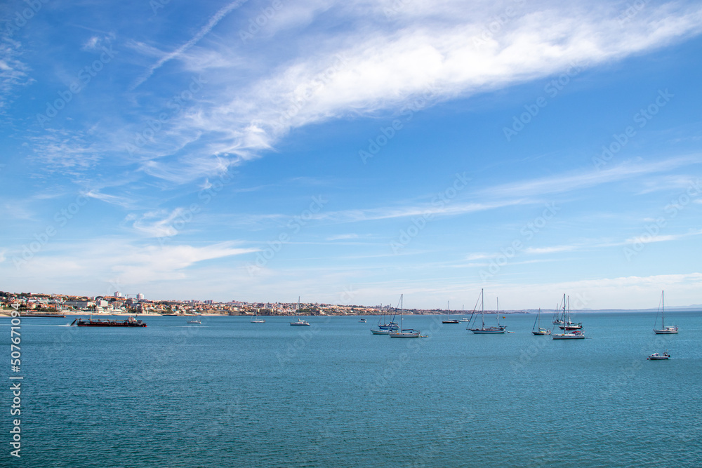 view of the city of Cascais in Portugal