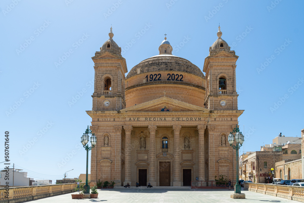 The Parish Church of the Assumption of the Blessed Virgin Mary into Heaven, built in the 20th century it is the Mgarr Parish Church in Malta.