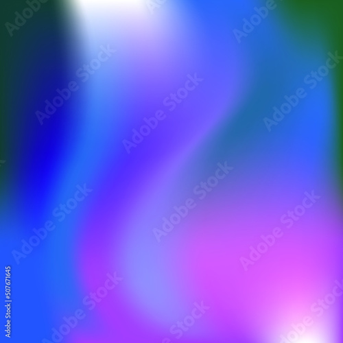 Decorative background with holographic gradient colors and grainy texture