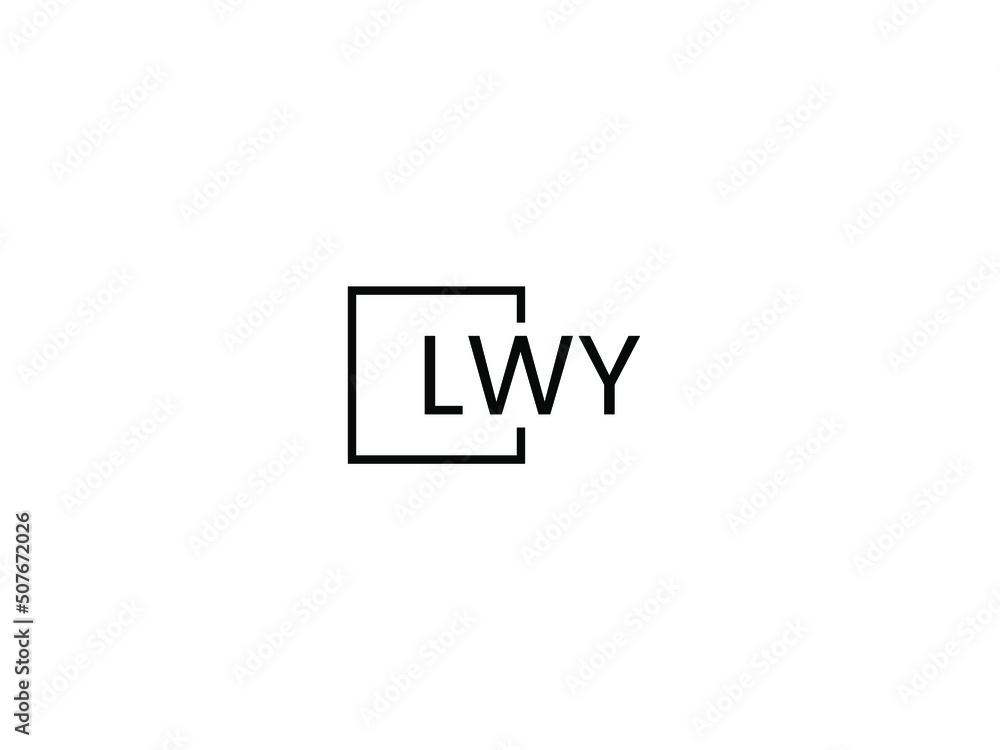 LWY letter initial logo design vector illustration LWY letter initial logo design vector illustration