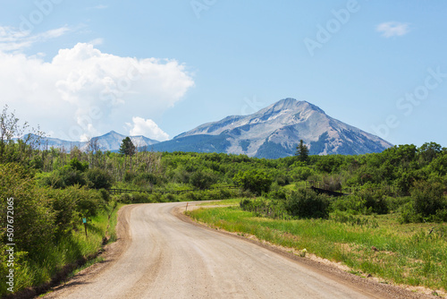 Road in mountains