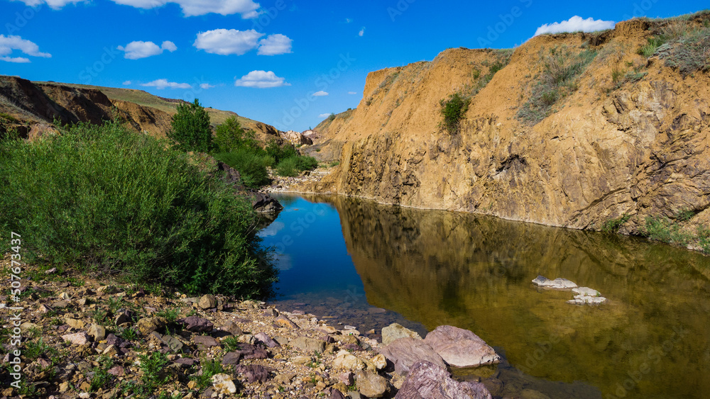 lake in the mountains