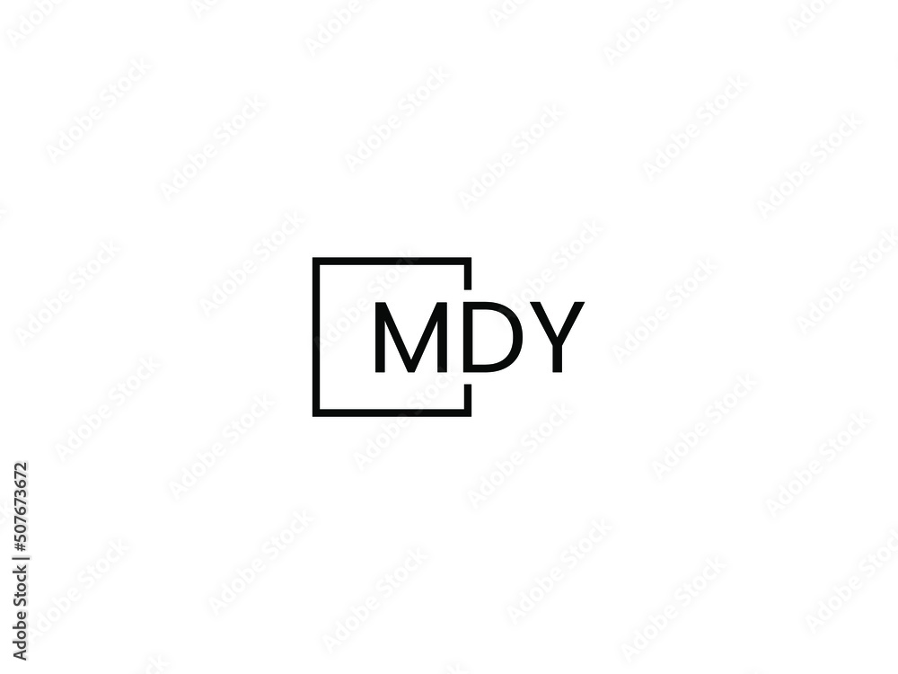 MDY Letter Initial Logo Design Vector Illustration MDY Letter Initial Logo Design Vector Illustration