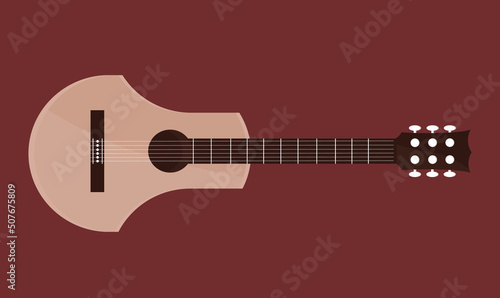 guitar musical instrument vector business card logo musician