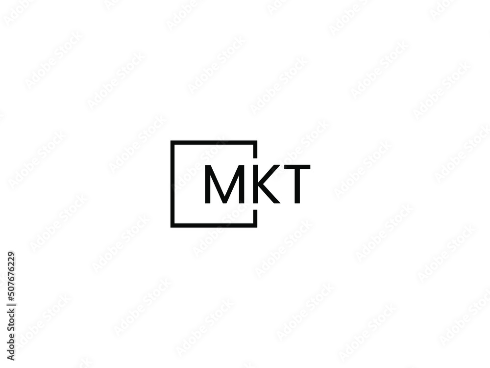 MKT Letter Initial Logo Design Vector Illustration MKT Letter Initial Logo Design Vector Illustration