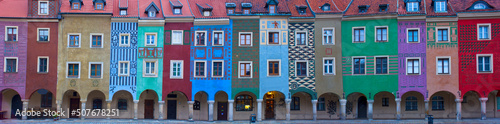 Houses of old Poznan, Poland photo