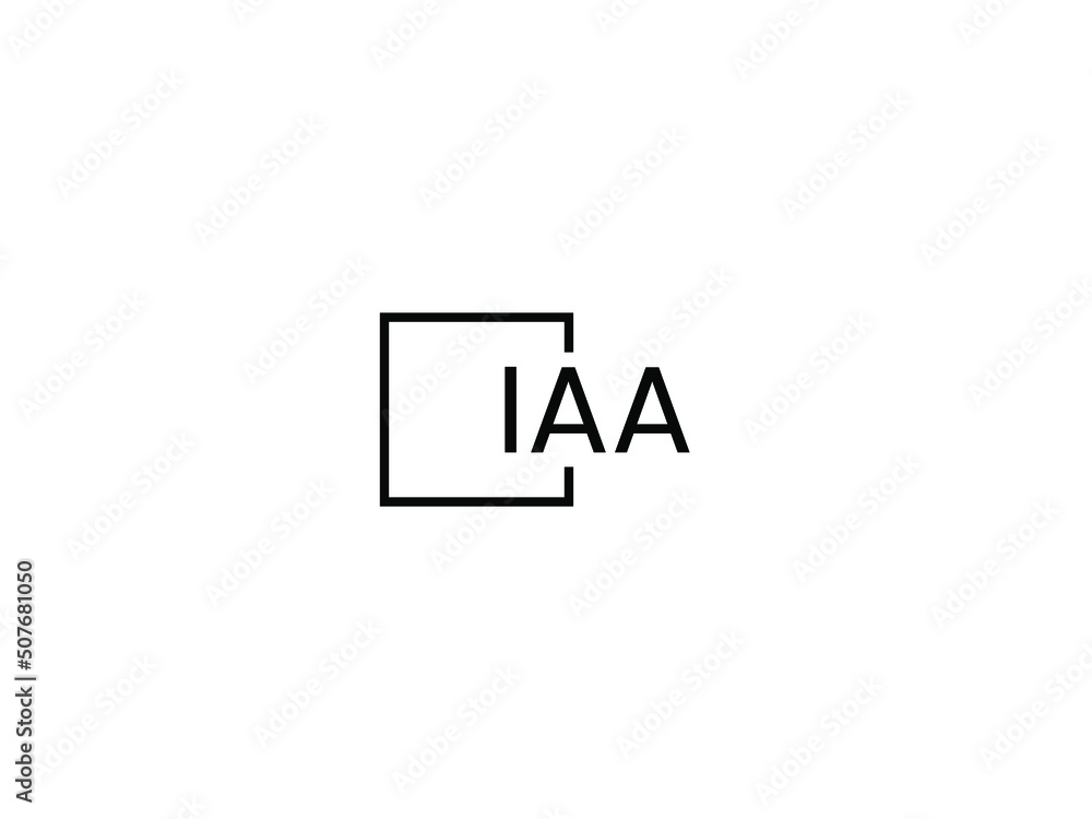 IAA letter initial logo design vector illustration IAA letter initial logo design vector illustration