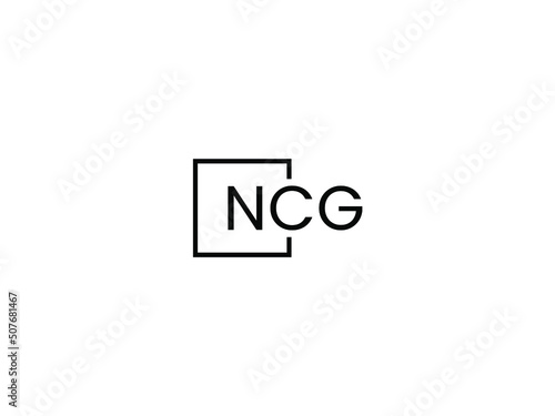 NCG Letter Initial Logo Design Vector Illustration photo