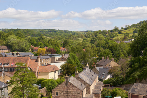 House rooftops in Matlock Town, Derbyshire © simonXT2