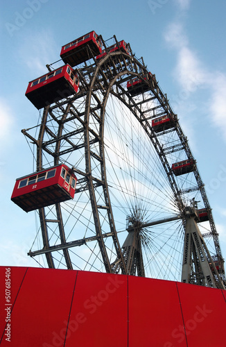 Vienna prater giant ferris wheel