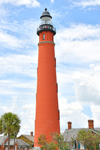 Ponce de Leon Inlet Lighthouse & Museum at New Smyrna Beach, Florida in Central Florida
