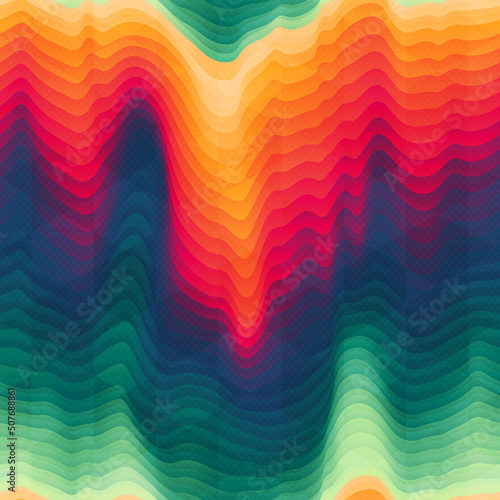 Spectrum wave seamless texture