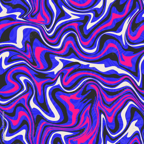 Violet curved line. Seamless texture