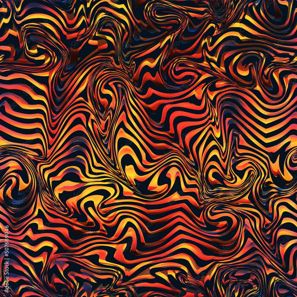 Burn curved line. Seamless texture Burn curved line. Seamless texture