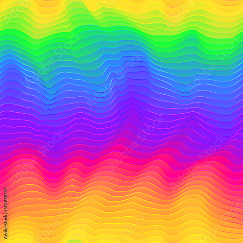 Rainbow gradient line. Seamless texture