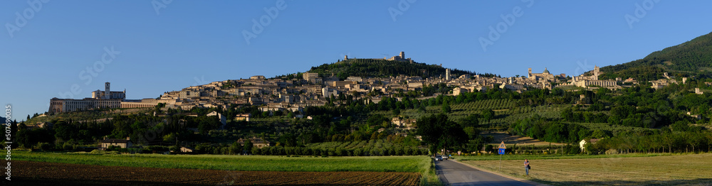 Unesco heritage city of Assisi, Umbria, Italy