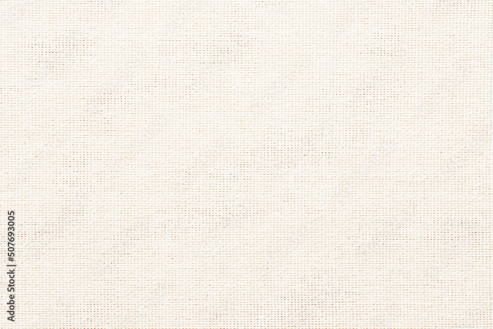 light fabric texture, bleached cotton or linen background - obrazy, fototapety, plakaty 