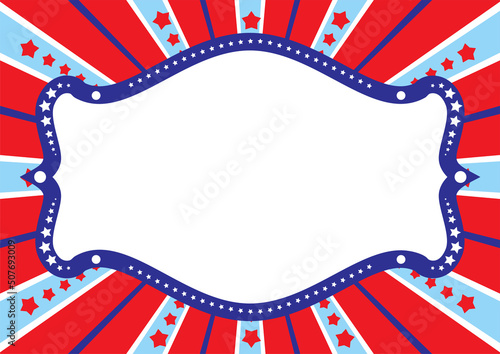 Bright entertainment frame