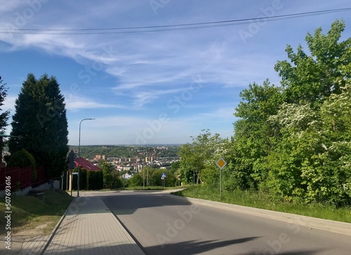 View of Przemyl from the Tatar Mound. For many centuries, and perhaps even millennia, the mound served as an important observation point in the defense system of Przemyl land. 