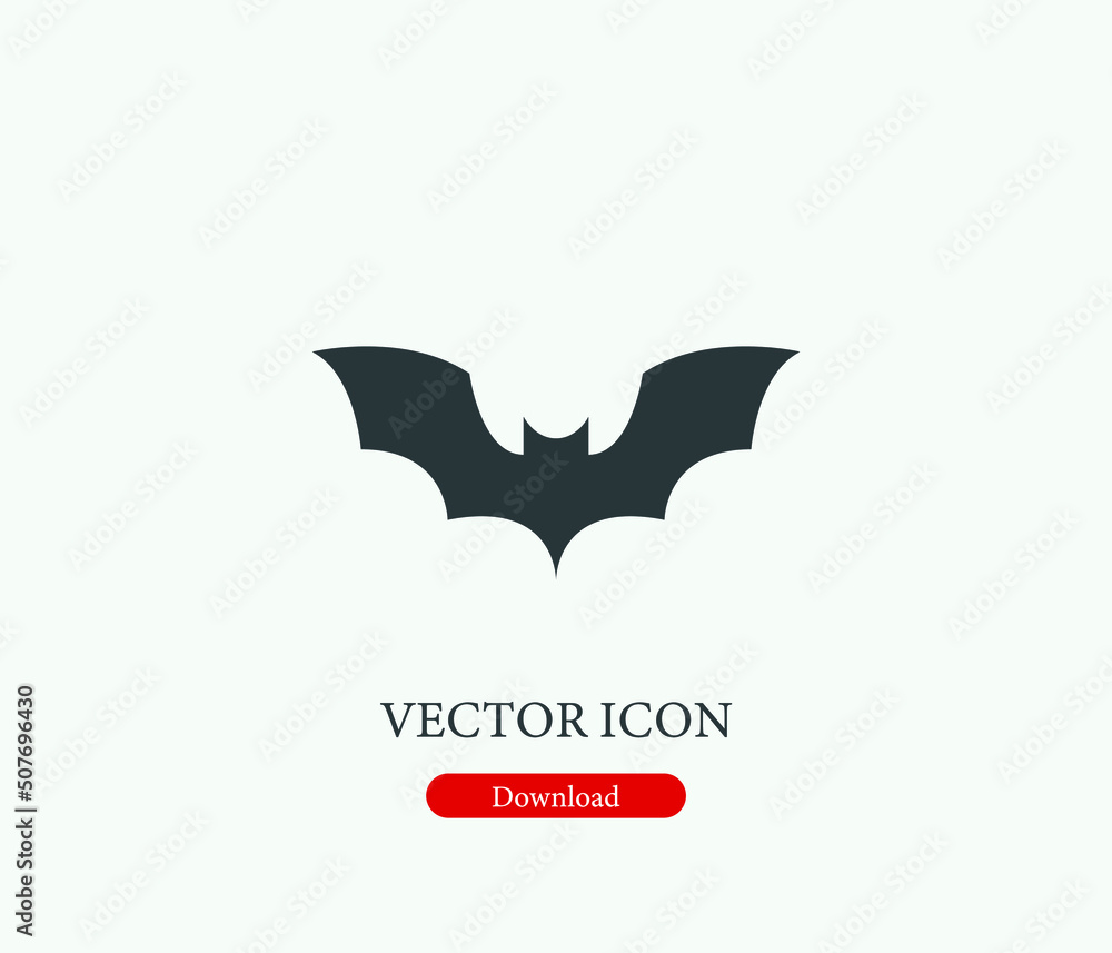 Bat vector icon. Editable stroke. Symbol in Line Art Style for Design, Presentation, Website or Mobile Apps Elements, Logo. Bat symbol illustration. Pixel vector graphics - Vector Bat vector icon. Editable stroke. Symbol in Line Art Style for Design, Presentation, Website or Mobile Apps Elements, Logo. Bat symbol illustration. Pixel vector graphics - Vector