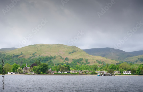 Wallpaper Mural Luss viewed from the open water at Loch Lomond Torontodigital.ca