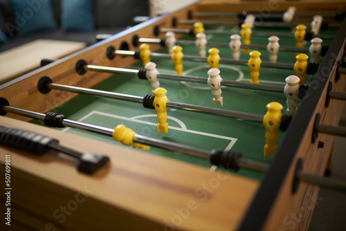 Wallpaper Mural Table soccer. Excitement. Table football close-up. Torontodigital.ca