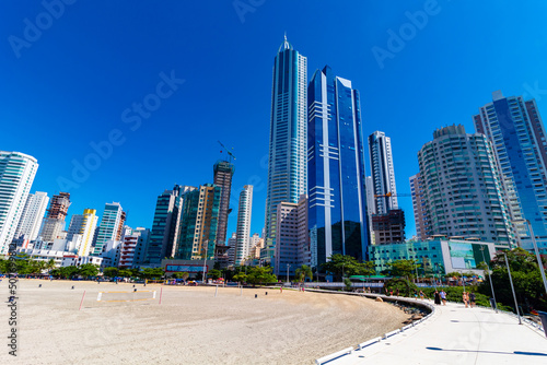 calcada da praia de Balneário Camboriú Santa Catarina Brasil © Fotos GE