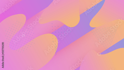 Futuristic Banner. Rainbow Background. Violet Bright Design. Mob