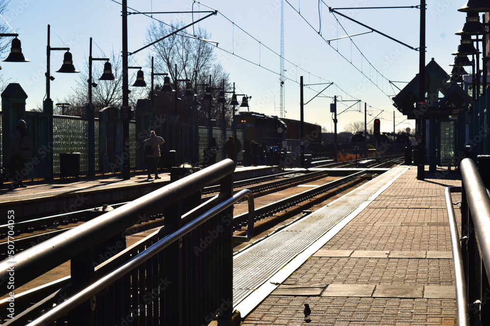 Naklejka premium Estacion de Trenes