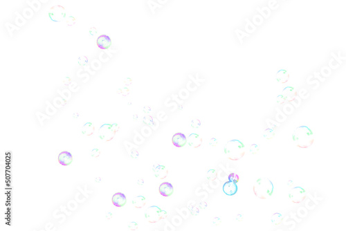 Bubbles Photoshop Overlays, Realistic Soap air bubbles Photo effect, png