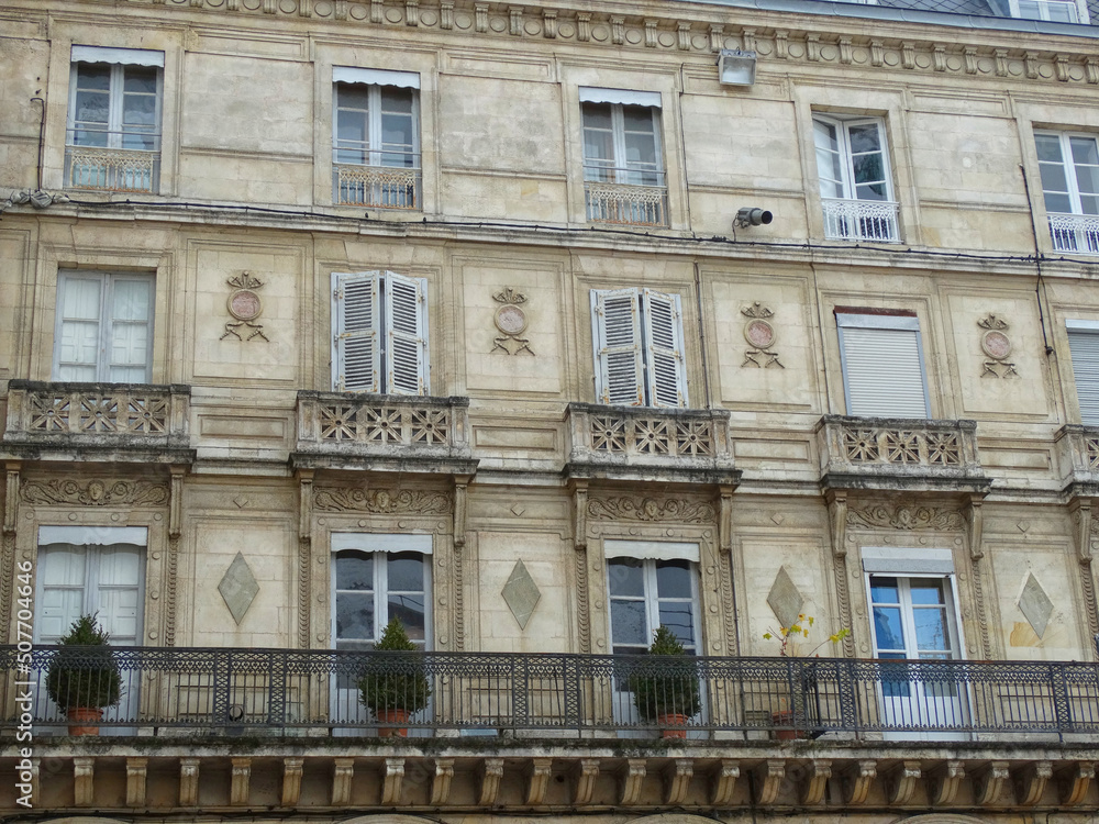 Classic architecture Facade in France