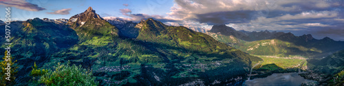 Mountain Panorama Eastern Switzerland